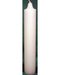 White Pillar Candle 9"