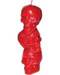 4 1/2" Red 3 Skulls 4 1/2" Red 3 Skulls