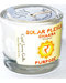Solar chakra soy votive candle