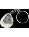 Clear Quartz keychain