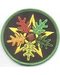 Oak Leaf Pentagram iron-on patch 3"
