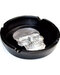 4 1/4" silver Skull ashtray