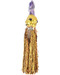 10" Triple Moon Crystal broom