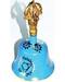 5 1/2" Sea Blue Tibetan Bell (note A) 5 1/2" Sea Blue Tibetan Bell (note A)