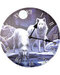 11 1/2" Winter Wolfs clock