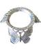 Silver Plated Butterfly crystal ball stand