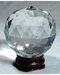 Clear Multi-Faceted 60mm Crystal Ball