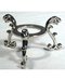 Silver Flower crystal ball stand