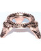 Copper Zinc Plated Metal Crystal Ball Stand
