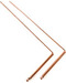 (set of 2) 12" x 4 3/4" copper Drowsing Rod W/ bag
