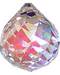 40 mm Aura faceted crystal ball