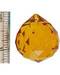 30 mm Amber faceted crystal ball 30 mm Amber faceted crystal ball