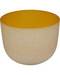 8" Yellow Crystal Singing Bowl