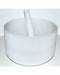 10" Off White Crystal Singing Bowl