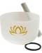 8" White Lotus Crystal Singing Bowl 8" White Lotus Crystal Singing Bowl