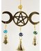 3 Bell Triple Moon Wind Chime