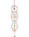 19"x 3" Goddess with Charka Stones wall hanging