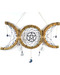 20"x 8" Triple Moon Wreath wall hanging