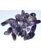 1 lb Amethyst, Chevron tumbled chips 1 lb Amethyst, Chevron tumbled chips