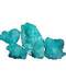5# Quartz cluster with Turquoise color 5# Quartz cluster with Turquoise color