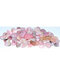 1 lb Opal, Pink tumbled chips 7-9mm