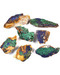 ~3- 5# Flat of Azurite specimen