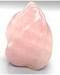 Rose Quartz flame shape Rose Quartz flame shape