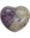 1 3/4" Amethyst, Chevron heart