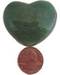 1 3/4" Aventurine, Green Heart 1 3/4" Aventurine, Green Heart