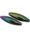 60mm Rainbow Magnetic Hematite Oval pair