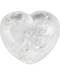 1 3/4" Clear Quartz heart 1 3/4" Clear Quartz heart