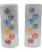 Chakra Selenite harmonizer (set of 2)