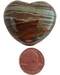 1 3/4" Tiger Eye heart 1 3/4" Tiger Eye heart