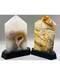 3.8# Agate polished on wood base 3.8# Agate polished on wood base