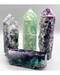 ~1# Fluorite, natural 1 side obelisk