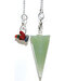 Aventurine, Green 7 Chakra 6 sided pendulum Aventurine, Green 7 Chakra 6 sided pendulum