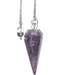 6-sided Lepidolite pendulum 6-sided Lepidolite pendulum