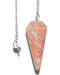 6-sided Peach Moonstone pendulum