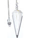 6-sided Scolecite pendulum 6-sided Scolecite pendulum