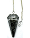 6-sided Black Coral pendulum