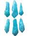 1 lb Angel Aqua Blue Crystal unpolished points