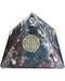 70mm Orgone Shungite & Flower pyramid