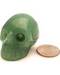 1 1/2" Aventurine, Green skull