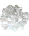 1 lb Transparent White electroplated tumbled stones 1 lb Transparent White electroplated tumbled stones