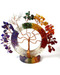 4 1/2" Circle Tree of Life Chakra gemstone tree