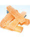 3" Orange Selenite mini sticks 5 pk