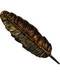 10" Feather burner, aluminum antique gold finish 10" Feather burner, aluminum antique gold finish