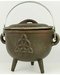 Triquetra Cast Iron Cauldron 4 1/2"