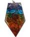 Orgone Triangle 7 Chakra pendant