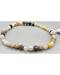 4mm Agate, Bamboo Leaf bracelet